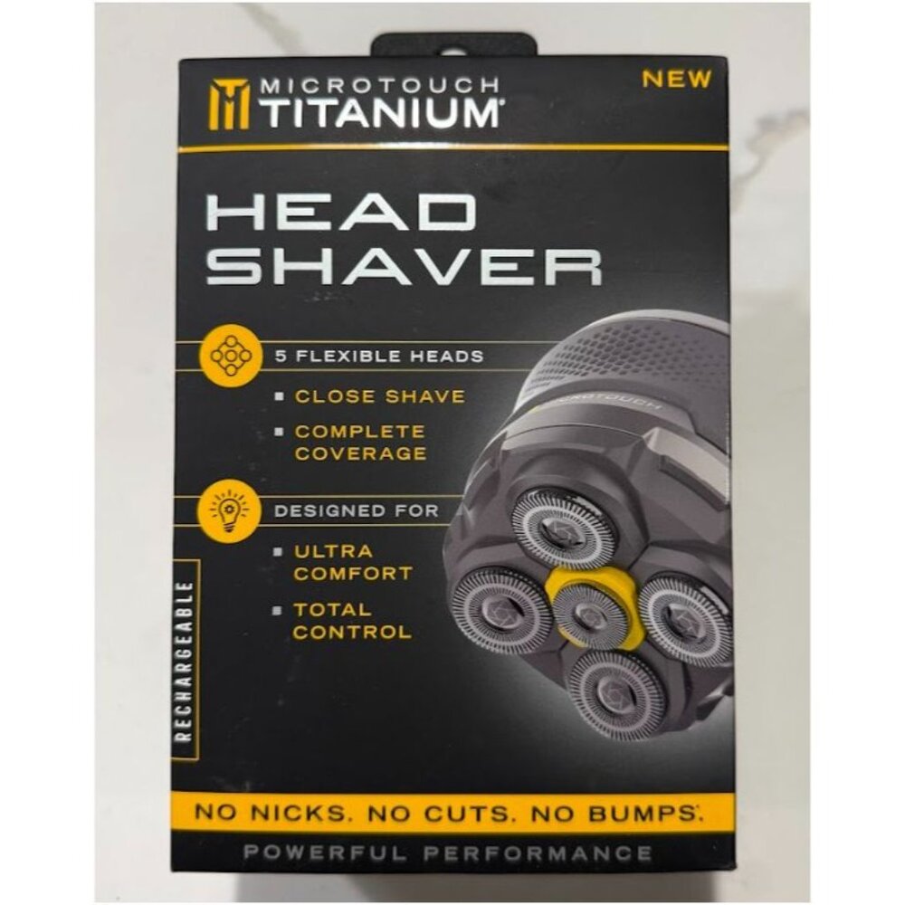 Microtouch Titanium Rechargeable Head Shaver - Picture 2 of 8